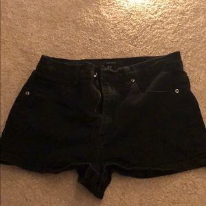 Forever 21 high waisted black shorts